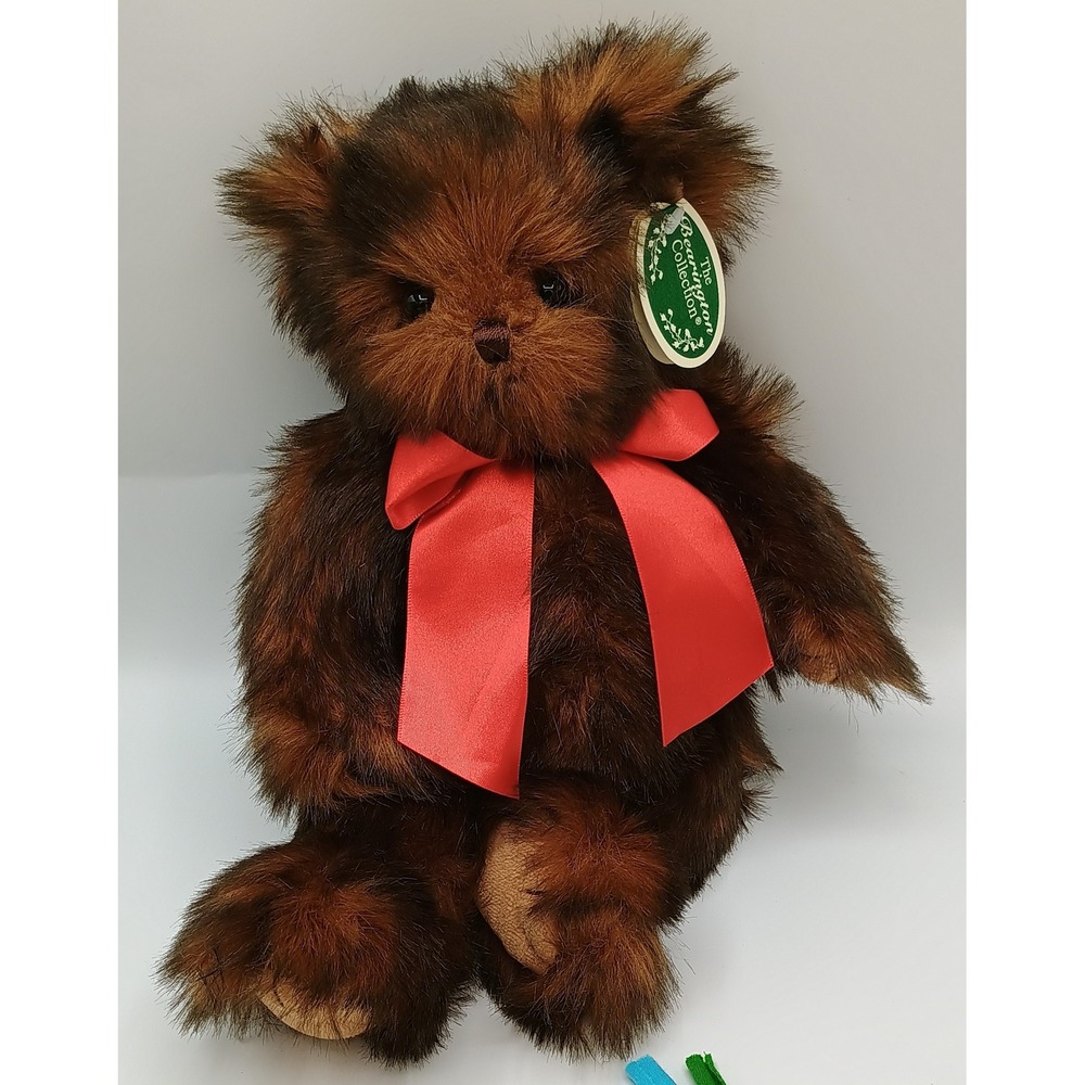 12" The Bearington Collection  Style 1927S Baby Heartford Brown Plush Bear B3